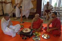 Dharma Sabha -  Shri Guru Paduka Pujana by Shri Chaitanya Shiroor , President, BLS (10 July 2026). Picture Courtesy: Smt. Sanjana Bantwal